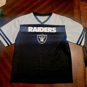 Raiders Youth Black and Grey jersey